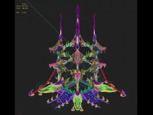 evil creature - altar state tree 3D Model