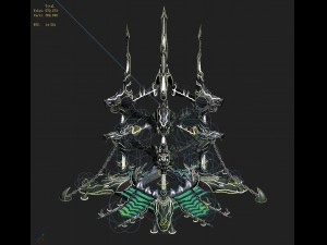 evil creature - altar state tree Model 3D