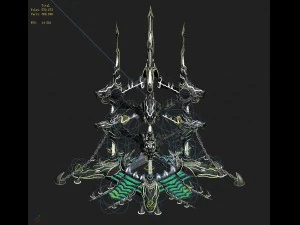 evil creature - altar state tree 3D Model