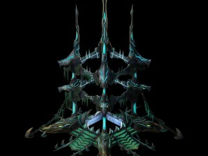 evil creature - altar state tree 3D Model