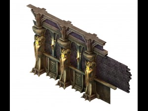 evil creatures - wall 01 3D Model
