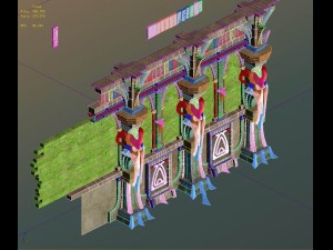 evil creatures - wall 01 3D Model