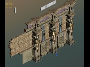 evil creatures - wall 01 3D Model