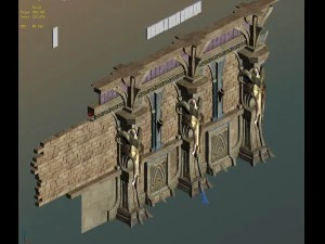 evil creatures - wall 01 3D Model
