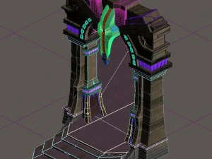 evil creatures - shimen 01 3D Model