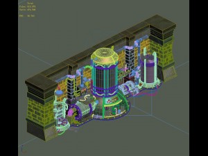 evil creature - experimental equipment 01 Modelo 3D