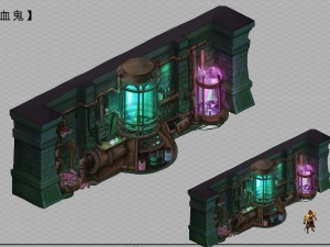 evil creature - experimental equipment 01 Modelo 3D