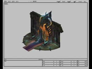 evil creatures - throne 01 Modello 3D