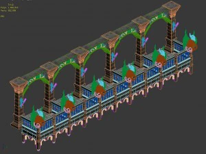 evil creatures - balconies 3D Model