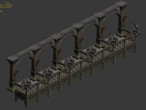 evil creatures - balconies 3D Model