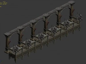 evil creatures - balconies 3D Model