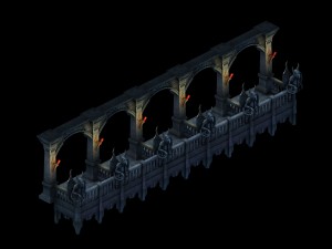 evil creatures - balconies 3D Model