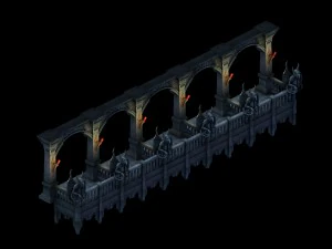 evil creatures - balconies 3D Model