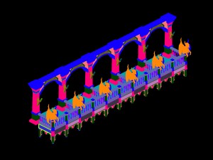 evil creatures - balconies 3D Model
