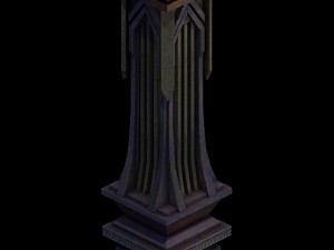 evil creatures - pillars 01 3D Model