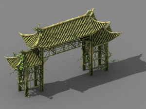 new village - archway 3D-Modell