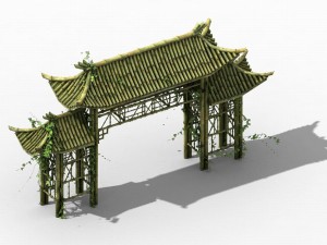 new village - archway 3D Model