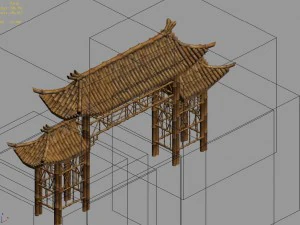 new village - archway 3D Model