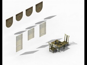 new village - objects 3D 모델
