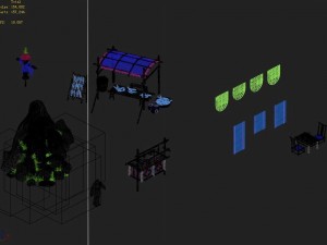 new village - objects 3D 모델