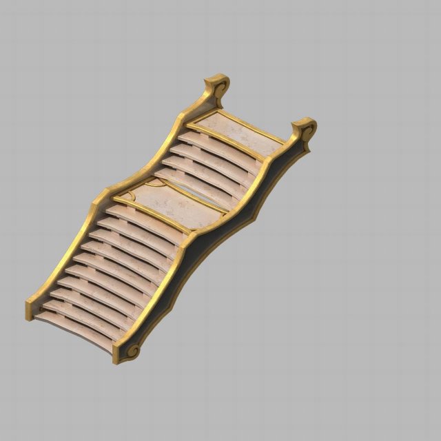 xinshoucun - stairs 3D Model .c4d .max .obj .3ds .fbx .stl .blend