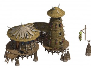 the original tribe - water cabin 02 Modelo 3D