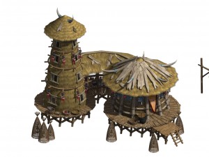 the original tribe - water cabin 02 Modelo 3D
