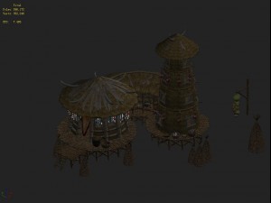 the original tribe - water cabin 02 Modelo 3D