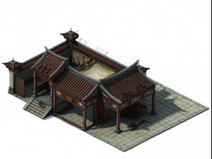 war - broken granary 02 Modèle 3D