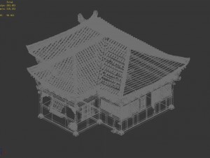 war - broken houses 02 3D 모델