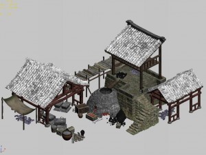 war corps - blacksmiths 02 3D 모델