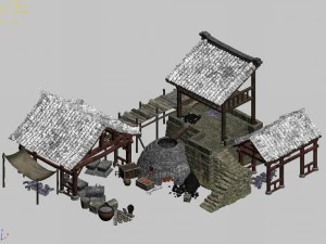 war corps - blacksmiths 02 3D Model