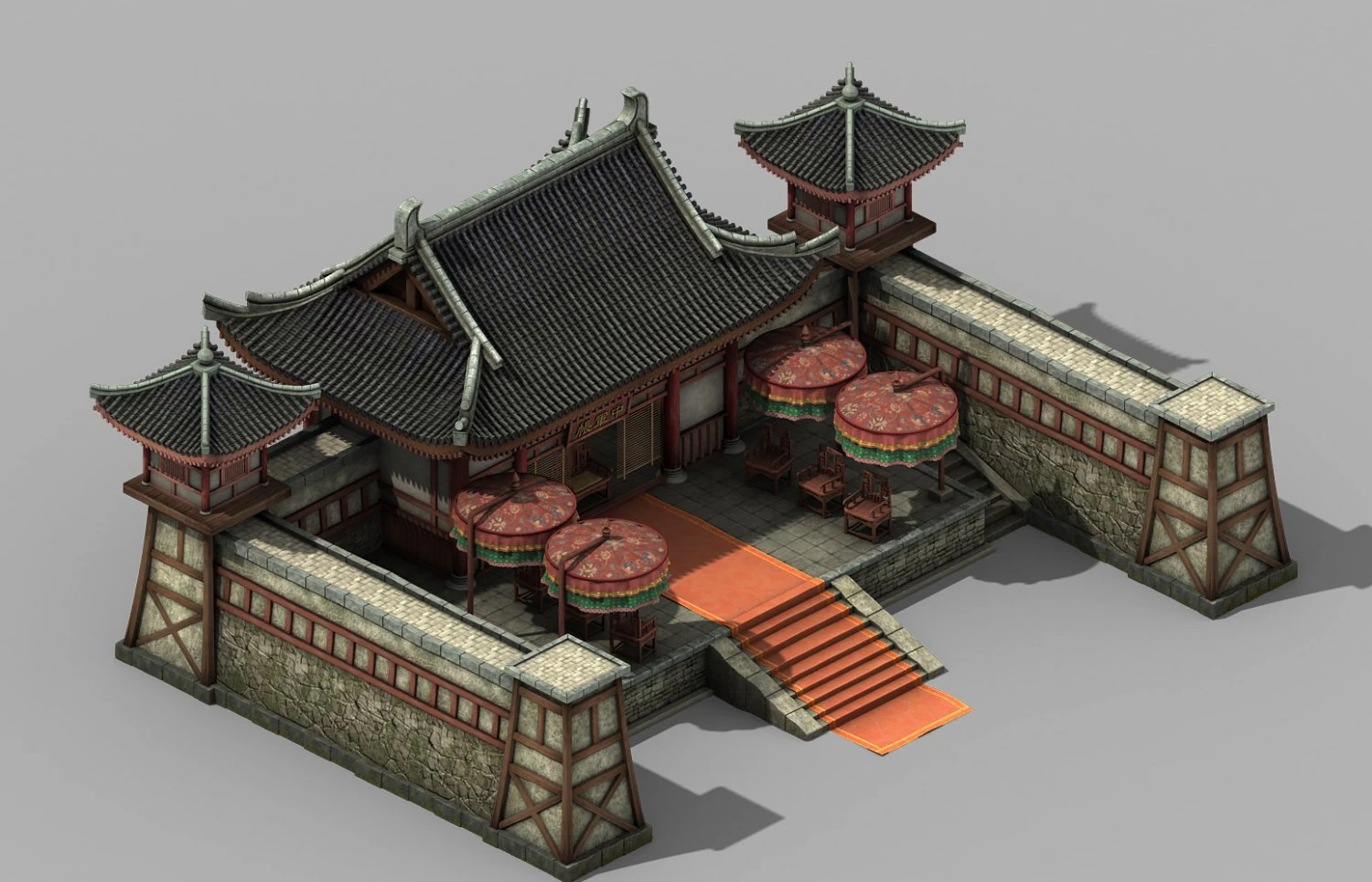 war corps - army account 01 3D Model .c4d .max .obj .3ds .fbx .stl .blend