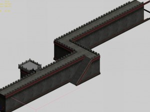 the main city of war - the walls 3D Model