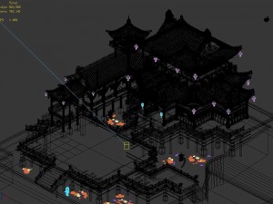 chang an city - restaurant 11 Modèle 3D