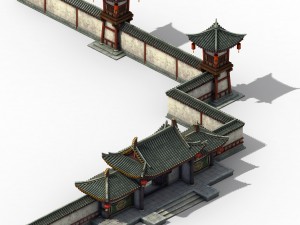 chang an city - barracks 11 Modèle 3D