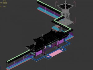 chang an city - barracks 11 Modèle 3D