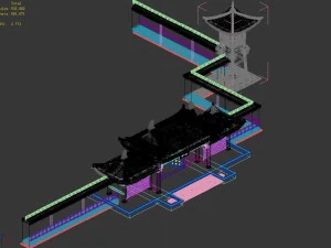 chang an city - barracks 11 3D Model