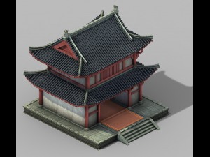 chang an city - barracks 12 Modèle 3D