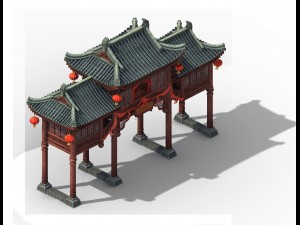 chang an city - arch 11 3D 모델