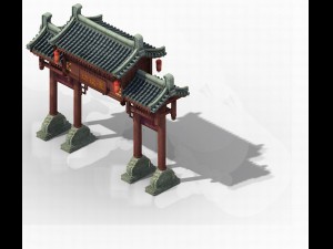 chang an city - arch 11 3D 모델