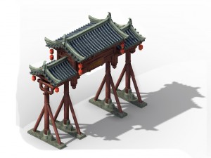 chang an city - arch 11 3D 모델