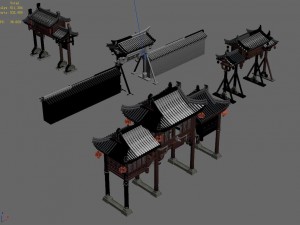 chang an city - arch 11 3D 모델