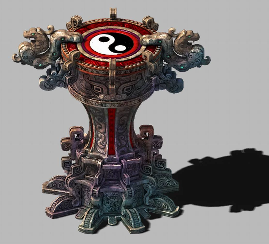 chang an city - seven monarchs 11 3D Model .c4d .max .obj .3ds .fbx .stl .blend