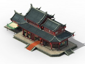 chang an city - bank of 11 3D Model