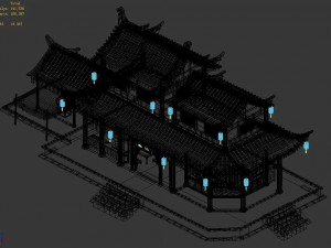 chang an city - bank of 11 Modelo 3D