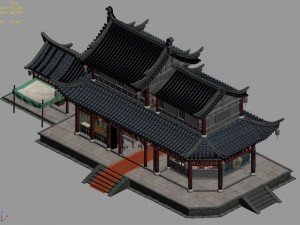 chang an city - bank of 11 Modelo 3D