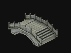 chang an city - stone bridge 11 3D Model