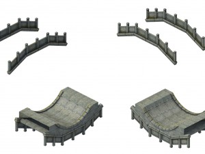 chang an city - stone bridge 11 3D मॉडल