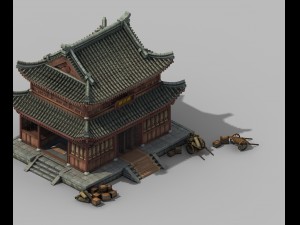 chang an city - blacksmith shop 11 3D मॉडल